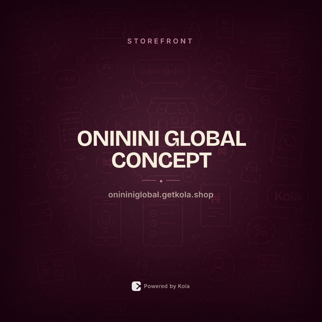 ONININI GLOBAL CONCEPT store
