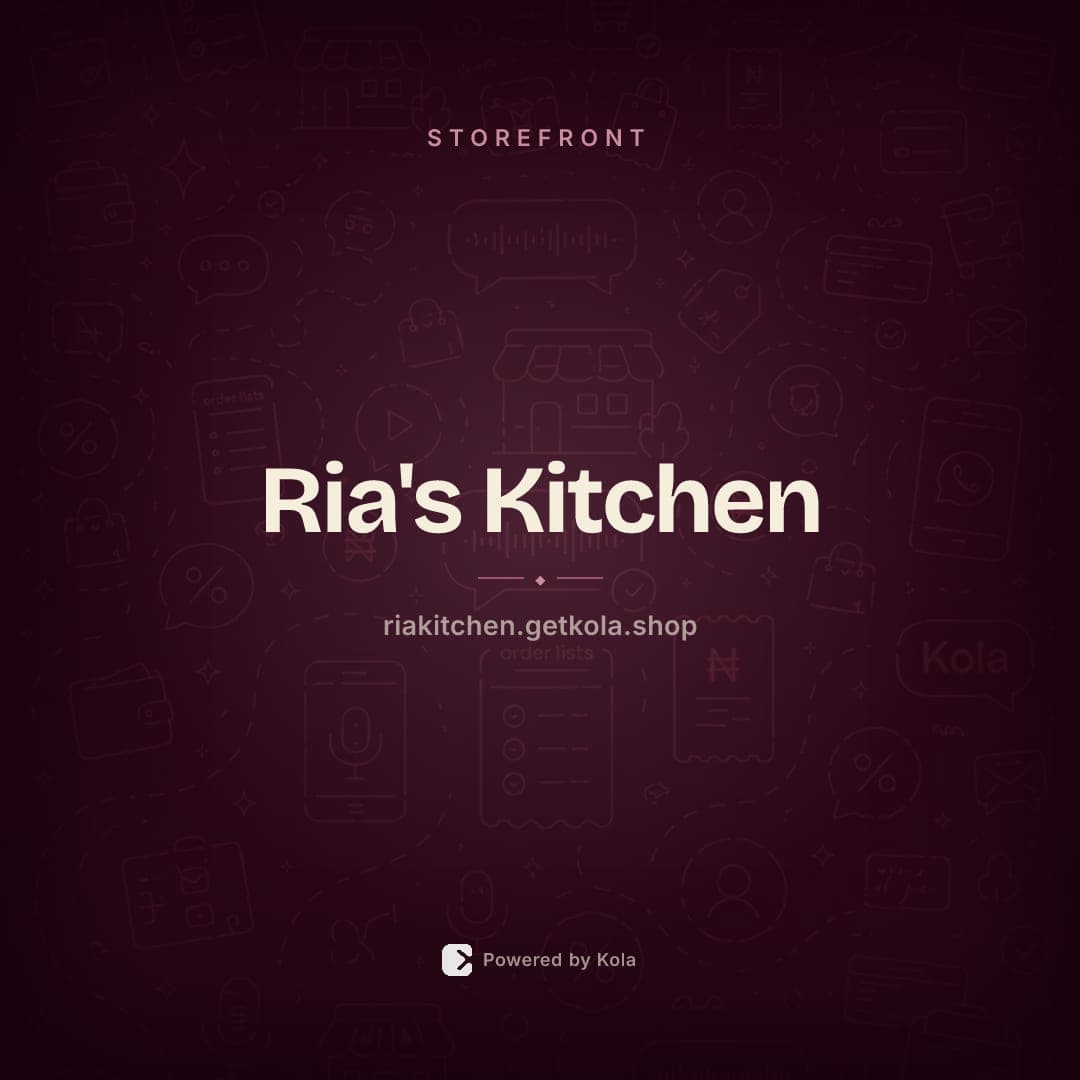 Ria's Kitchen store