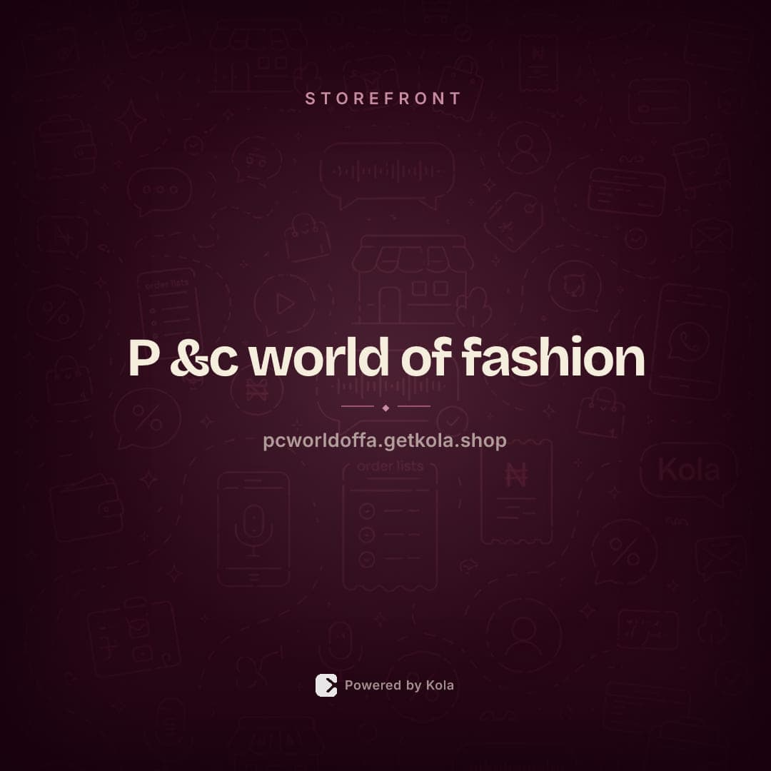 P &c world of fashion store