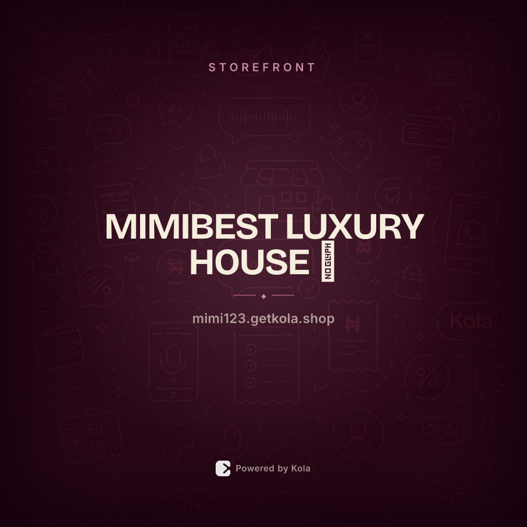 MIMIBEST LUXURY HOUSE ✅ store