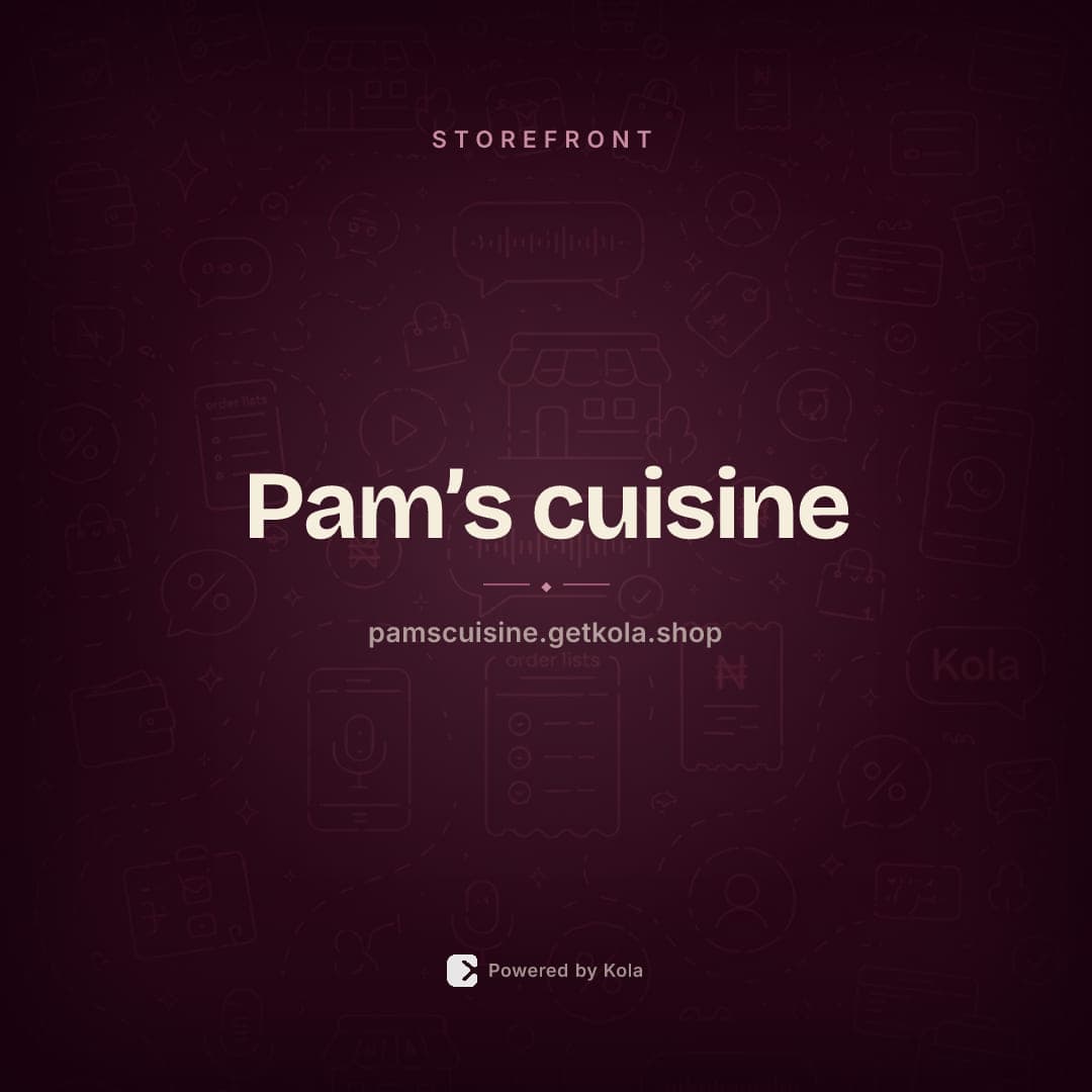 Pam’s cuisine store