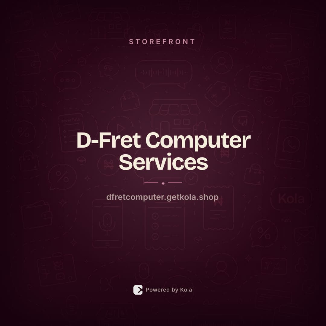 D-Fret Computer Services store