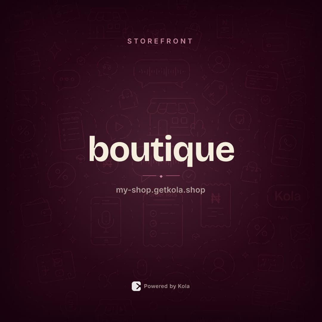 boutique store
